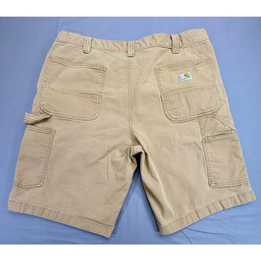 Carhartt Men's Rugged Flex Relaxed Fit Canvas Work Shorts SZ 38 Inseam 10.5